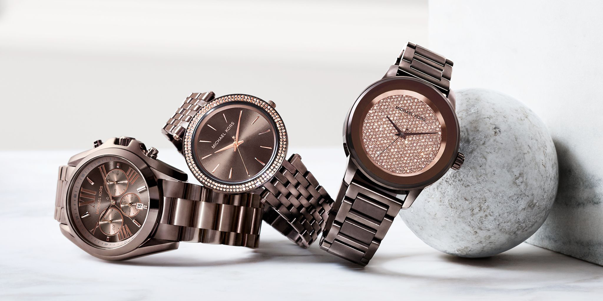 Montre or discount michael kors femme